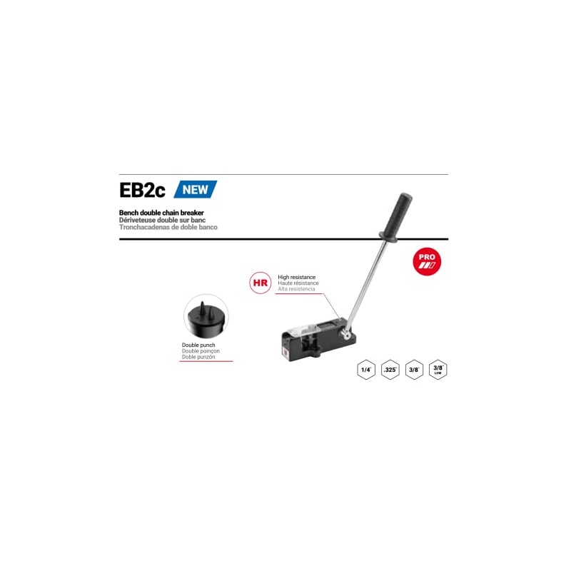 Tecomec Heavy Duty Double Punch Chain Breaker