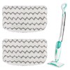 2 Pack Microfiber Steam Mop Pads Replacement for Shark Steam