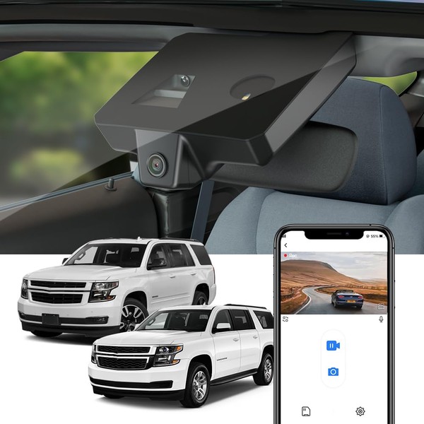 Fitcamx 4K Dash Cam Suitable for Chevy Suburban & Tahoe