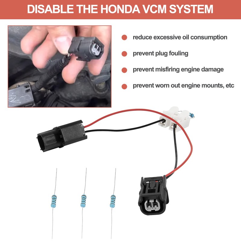 VCM Muzzler Harness Disable Kit Fit for Honda Acura Pilot