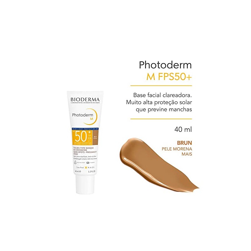 BIODERMA PHOTODERM M Gel-Crema Protectora Color Marrón SPF50+ (40ml)