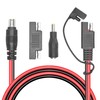 RIIEYOCA DC 8mm Male to SAE Connector Adapter 14AWG Cable,with