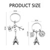 2 Pieces Eiffel Tower Keychains, Creative Keychain, Memorial Keychain, Travel