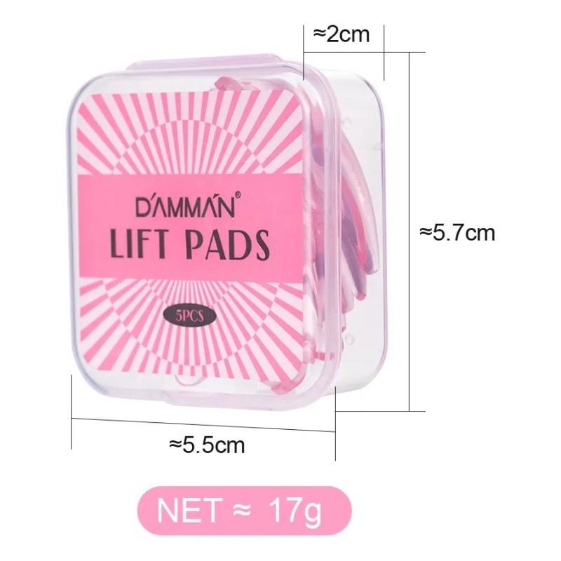 Pads De Silicona Para Lifting Y Extensiones Pestañas 5 Pares