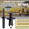 Rexka 45pcs Wheel Fender Flare Clips Hardware Kit for Jeep