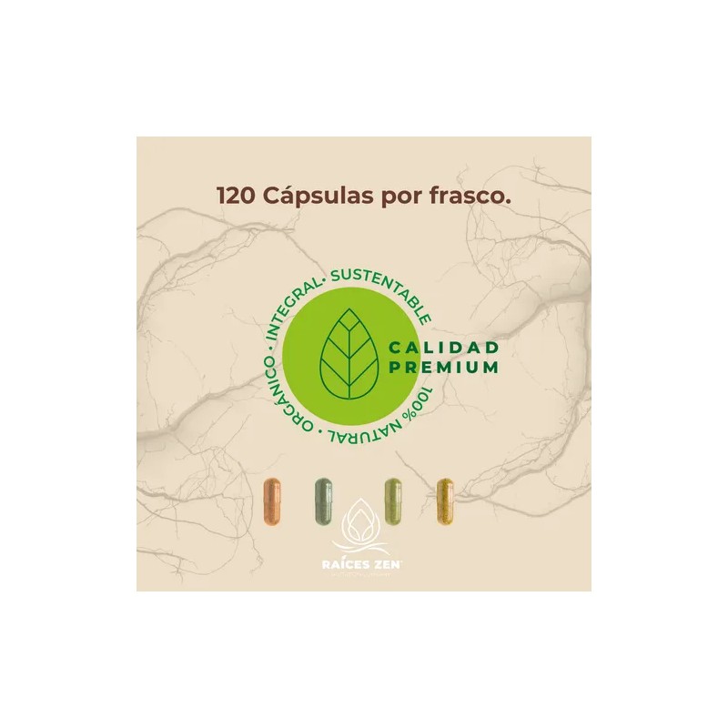 Ácido Alfa Lipoico L-carnitina Biotina 120 Cáps Raíces Zen