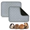 BWOGUE Guinea Pig Fleece Cage Liners, 2 Pack Washable Guinea