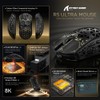 ATTACK SHARK R5 Ultra 8KHz Carbon Fiber Wireless Gaming Mouse