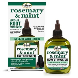 Difeel Estimulador de raíz de romero y menta con biotina 7.1 oz. - Tratamiento del cuero cabelludo para el crecimiento del cabello, aceite de menta de romero para el crecimiento del cabello