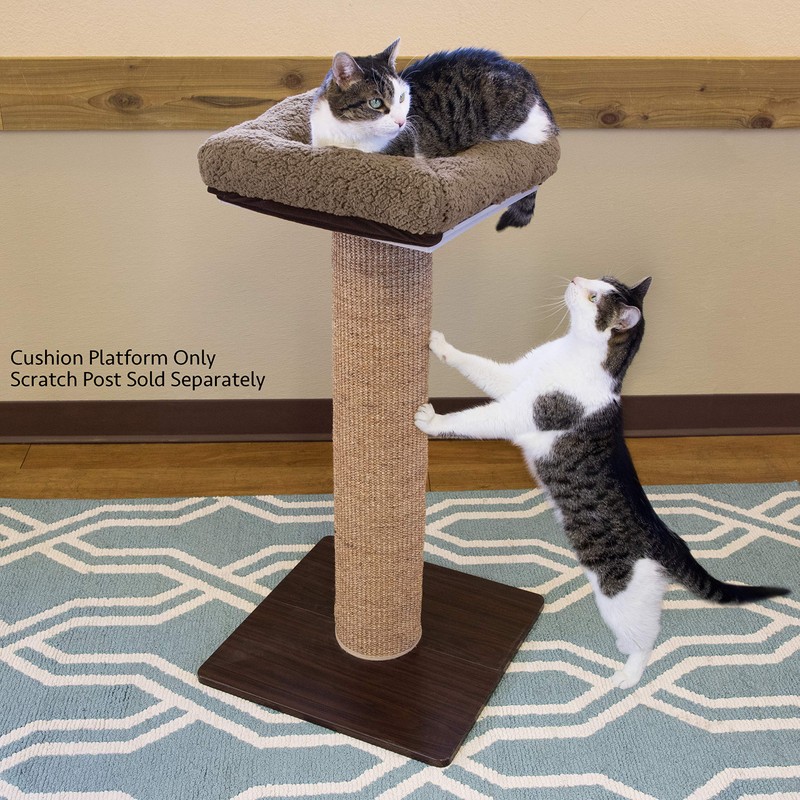 Kitty City Sisal Post Scratcher Perch Platform Attachment Accessory (Perch