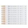 Peel-Off China Marker 164T White, 10 Markers Per Order (02060)