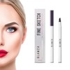 Glamza Fine Sketch Tattoo Fork Liquid Eyebrow Pen 01 Black/Dark