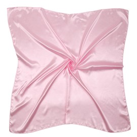 DRESHOW 90 x 90 cm Large Square Scarves for Women Silk Headscarf Bandanas Hair Scarf Neckerchief Hair Accessories, 1 x style 86-23