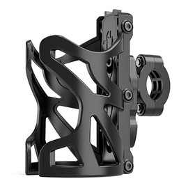 Henoot Bicycle Bottle Holder Mountain Bike Drink Holder Water Cup Holder Lightweight Aluminium Alloy Drink Cage with Screws and Tool for Outdoor Activities Motorcycle, Black