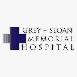 Grey Sloan Memorial hospital logo Bumper Sticker Vinyl Decal 5 inches