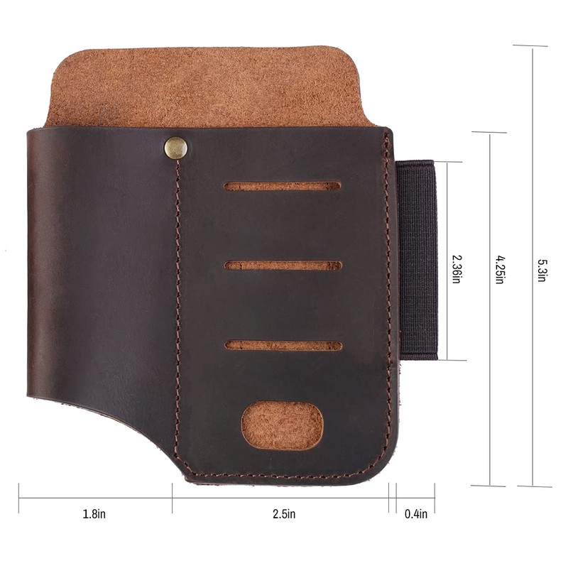 VIPERADE PJ15 Multitool Sheath for Belt, EDC Leather Sheath, Leather