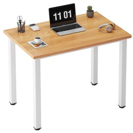 Need Computer Desk - 31.5 Inch Office Writing Work Study Kids Student Teacher Home Bedroom Table for Small Space, Teak
