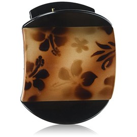 Mighty Hair Clamps Floral Clip, Bronze, Large