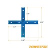 POWERTEC 71854 48 Inch x4 Universal T track with 4