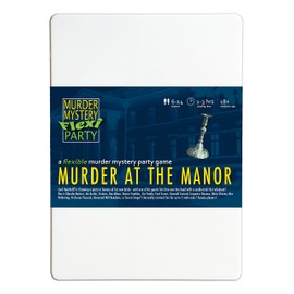 Murder Mystery Flexi Party Murder at the Manor 6-14 Player Dinner Party Game