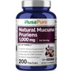 Mucuna Pruriens 1000 mg 200 cápsulas vegetales (sin OMG, 100%