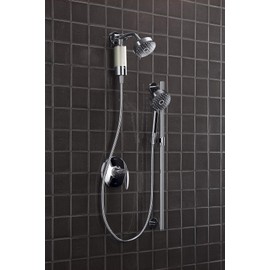 Kohler 30646-CP Aquifer Shower Water Filtration System, Reduce Chlorine and Odor, Includes Filter Replacement, Polished Chrome