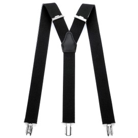 Sencillo Women's Braces with Gentle Clips Y Shape, purple