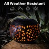 Solar Table Lantern Outdoor Waterproof-Dancing Flickering Flame Solar Powered LED