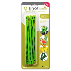 UT Wire Q Knot Outdoor Garden Reusable Tie - (Green) 2 Packs …