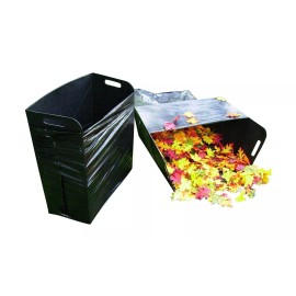 Bag Butler® Lawn & Leaf Trash Bag Holder Holds 30-42 Gal Bags Open. Made in USA