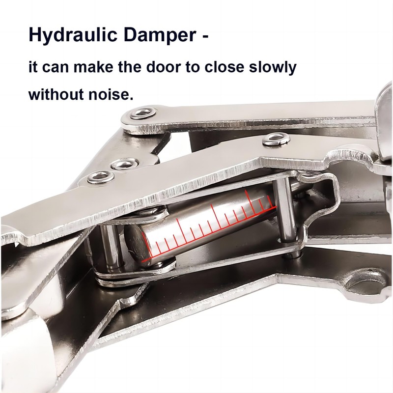 Qrity 2 PCS 175 Degree Hinges Soft Close Hinge Hydraulic