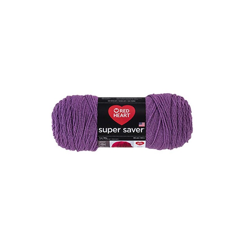 Red Heart Super Saver Yarn 528 Medium Purple