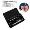ORFOFE Eyeglass Repair Kit 100pcs Precision Screwdriver Metal Material Non-skid