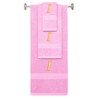 BY LORA Custom Embroidered Terry Cotton Ring Spun Bath Towel,