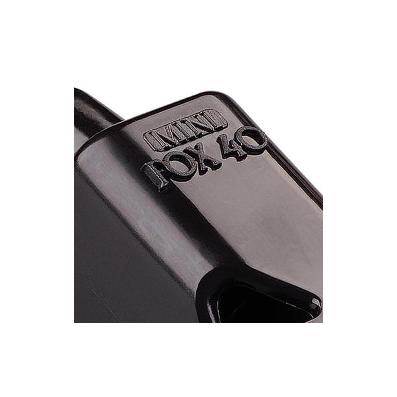 Fox 40 Unisex Fox Mini Whistle and Lanyard, White, One