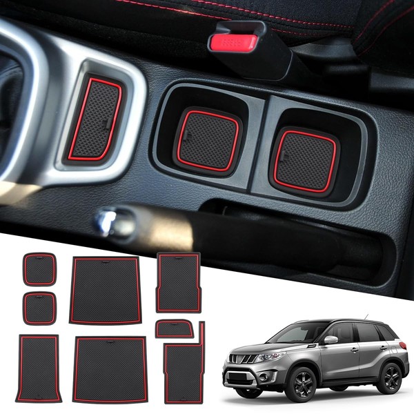 MARCHFA Centre Console Mat Rubber Mats for Vitara 2016-2023 2024
