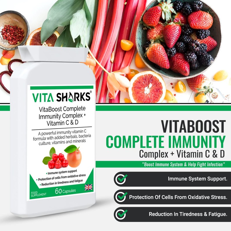 VitaBoost Complete Immunity Complex + Vitamin C & D. Fight