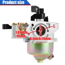 YOFMOO Carburetor Compatible with Mini Baja 97cc 2.8HP Doodlebug DB30 DB30S DB30R Blitz DB30BL Racer DB30G Motorsports Doodle Bug Motovox MBX10/MBX11/MBX12 MM-B80 Mini Dirt Pit Bike Taotao ATD80A