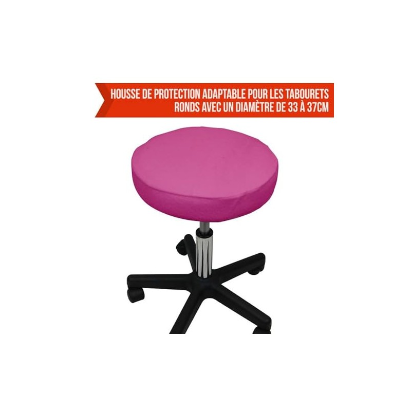 Vivezen® Round Terry Cloth Stool Cover - 10 Colours -