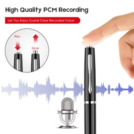64GB Digital Voice Recorder for Lectures - EVIDA Voice Activated Audio Recorder Long Battery Life Recording Device with Playback,Mp3, Noise Reduction