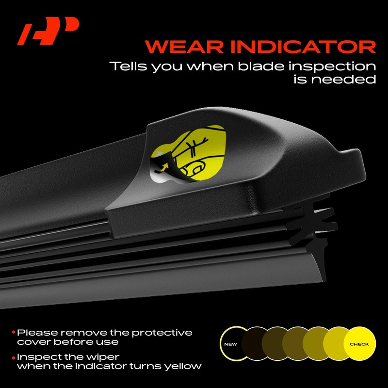 A-Premium 26" + 24" Windshield Wiper Blades Compatible with Buick