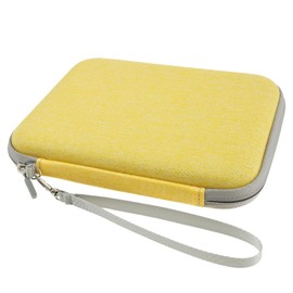 RdjEokf Card Case for Yoto Cards, Soft Portable Folder, 80 Pockets Card Binders Holder Folder Album Book Protectors, Ringless Game Trading Card Protective Organize Folder (Yellow)