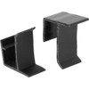 Prime-Line L 5799 Screen Frame Holder, Top and Bottom, Black,