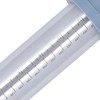 Rolling Pin Dough Roller Stainless Steel with 4 Silicone Guide