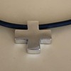 TClaudia, Cruz de Plata 925 Suiza, collares para mujer y