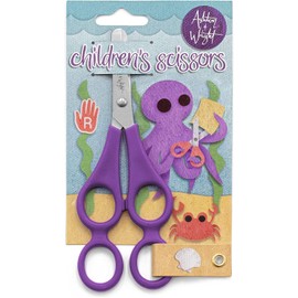 Ashton and Wright - Children's Double Hole Training Scissors - Purple - Right Handed (2)