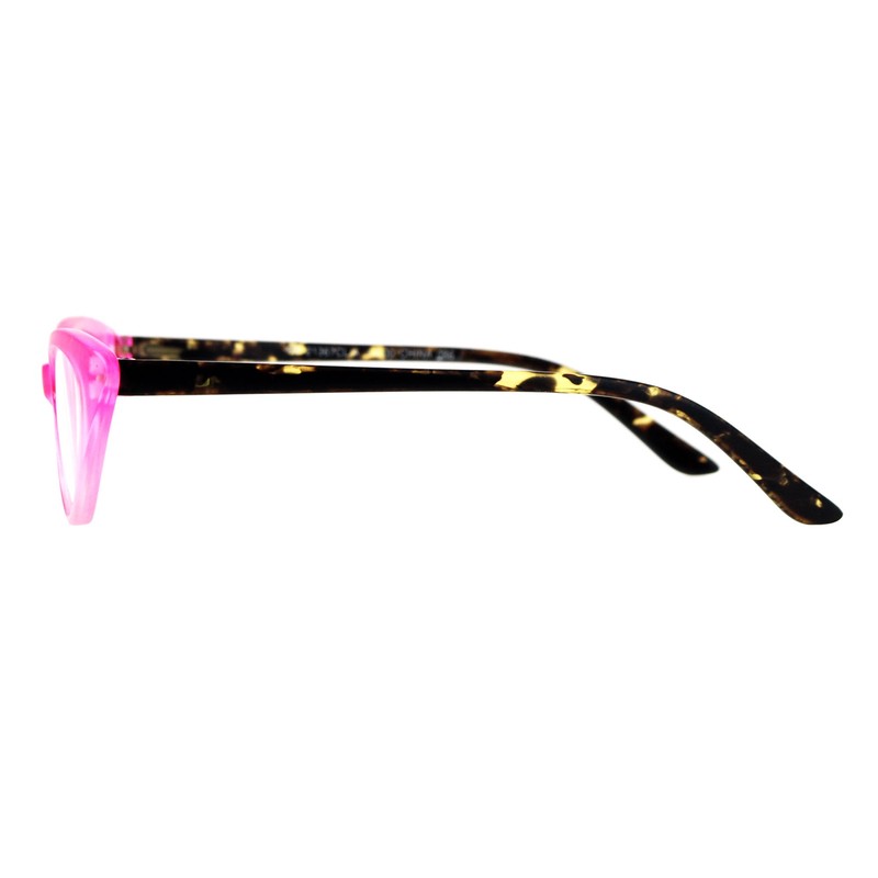 SA106 Womens Retro Design Narrow Cat Eye Plastic Reading Glasses
