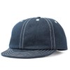 Basic Ench Denim Ball Cap Amplier Cap, Short Brim Denim