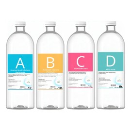 Kit De 4 Soluciones Para Máquina De Hidra Facial A B C D