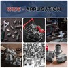 Kozelo 2pcs 3/4" Female NPT to 1/2" Female NPT Solid